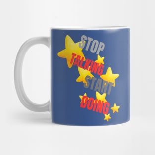 stop talking Mug